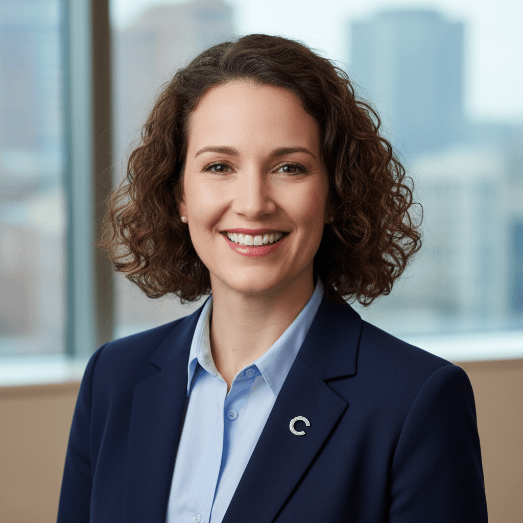 Professional credit analyst reviewing a credit report with a client